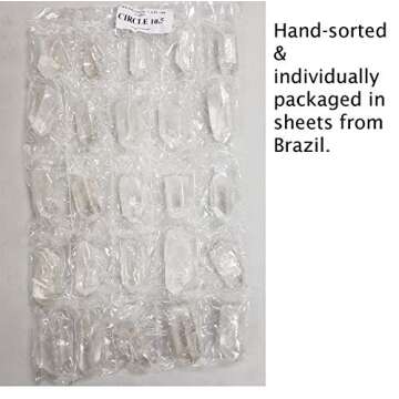 MINERALUNIVERSE AAA+ Natural Crystal Quartz Points for Collectors