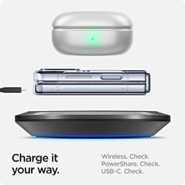 Spigen Air Skin Designed for Galaxy Z Flip 4 Case (2022) - Crystal Clear