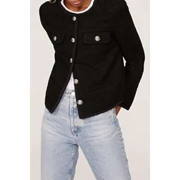 Derek Lam Classic Tweed Blazer - Effortless Style Essentials