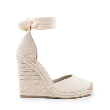 JustFab Wedge Sandals: Stylish Platform Heels with Eco-Friendly Comfort