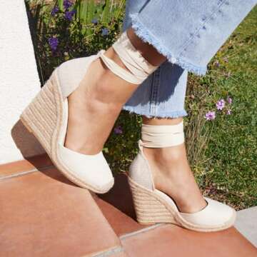 JustFab Wedge Sandals - Stylish Summer Comfort for Women