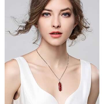 Healing Crystal Necklace Set for Wellness and Style