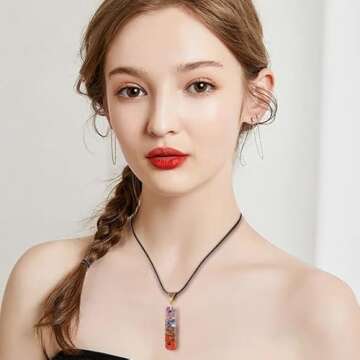 Healing Crystal Necklace Set for Wellness and Style