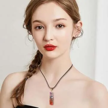 Healing Crystal Necklace Set for Wellness and Style