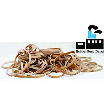 Rubber Bands, Rubber Band Depot, Size #33, Approximately 205 Rubber Bands Per Bag, Rubber Band Measurements: 3-1/2" x 1/8'' - 1/4 Pound