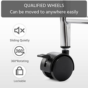 Yaheetech 4-Drawer Rolling Storage Cart for Organization