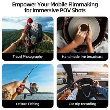 REYGEAK Neck Phone Mount for Hands-Free Video Recording