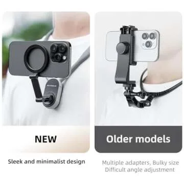 REYGEAK Neck Phone Mount for Hands-Free Video Recording