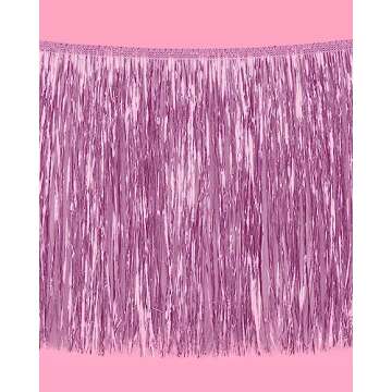 xo, Fetti Light Purple Fringe Banner - 5 Ft. | Bachelorette Party Decorations, Birthday Party Decor, Baby Shower Supplies, Photo Booth Banner Backdrop