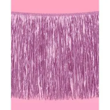 xo, Fetti Light Purple Fringe Banner - 5 Ft. | Bachelorette Party Decorations, Birthday Party Decor, Baby Shower Supplies, Photo Booth Banner Backdrop