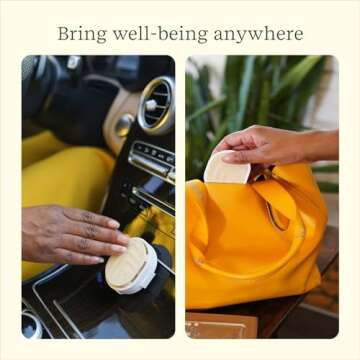 Lifelines Everyday Portable Diffuser Set - Cordless Aromatherapy for Small Spaces - Essential Oil Blend with Precision Pump Included - Alternative to Car Diffusers, Potpourri Bags, & Fragrance Sachets