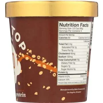 Halo Top, Candy Bar Ice Cream, Pint (4 Count)