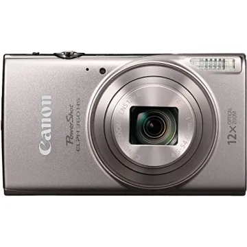 Canon Power-Shot ELPH 360 HS with 64GB Memory Card Bundle