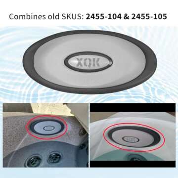 XQK 2 Pack 2455-263 Spa Oval Pillow Insertt and Back Mount -Enhanced Support, Ultimate Spa Relaxation，Fit for 2004–2017 Nearly All Jacuzzi J-300 Series hot tubs（2472-824）