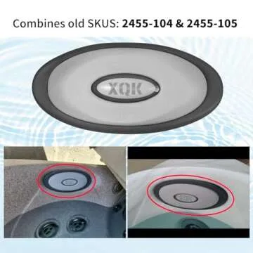 XQK 2 Pack 2455-263 Spa Oval Pillow Insertt and Back Mount -Enhanced Support, Ultimate Spa Relaxation，Fit for 2004–2017 Nearly All Jacuzzi J-300 Series hot tubs（2472-824）