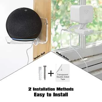 SIPRDE Acrylic Wall Shelf Set of 3 for Easy Organizing