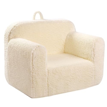 Comfy MOMCAYWEX Kids Sherpa Chair for Toddlers