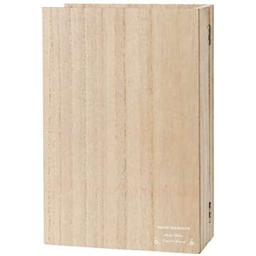 BRUBAKER Reusable Wooden Advent Calendar to Fill - Merry Christmas Book - DIY Christmas Calendar 7.72 x 2.95 x 11.81 inches