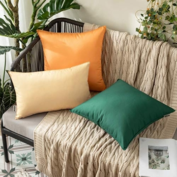 MIULEE Waterproof Pillow Covers - Stylish & Durable Decor