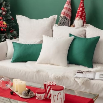 MIULEE Waterproof Pillow Covers - Stylish & Durable Decor