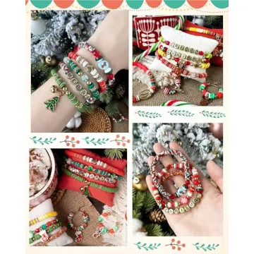 Christmas Clay Beads Set - 6000 Pcs for Crafts