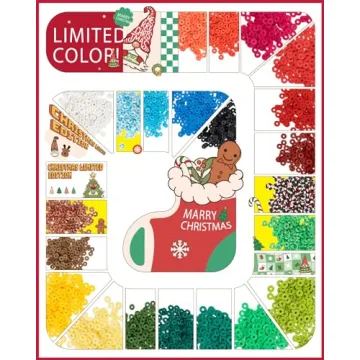 Christmas Clay Beads Set - 6000 Pcs for Crafts