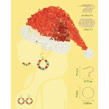Christmas Clay Beads Set - 6000 Pcs for Crafts
