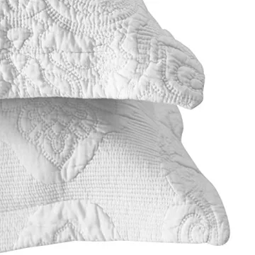 Brandream Quilted Cotton Pillow Shams – Elegance & Comfort