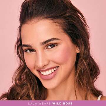 FLOWER BEAUT Pots Powder Blush Smooth Silky Skin Tone Enhancing Soft Satin Finish Makeup, Sweet Pea, 0.21 Ounce