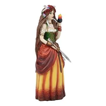 Ebros Celtic Brigid Goddess Statue for Spiritual Decor