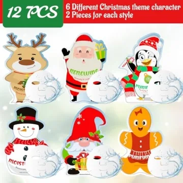 Timgle 24 Pcs Christmas Facial Masks Holiday Gifts