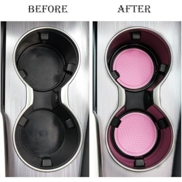 SINGARO Car Cup Coaster Set, Stylish & Non-Slip Coasters