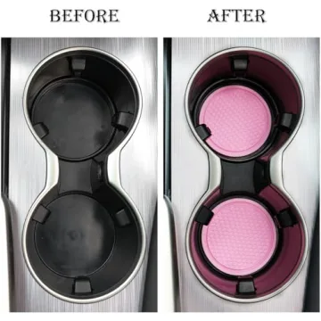 SINGARO Car Cup Coaster Set, Stylish & Non-Slip Coasters