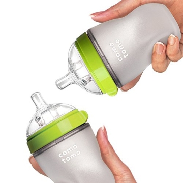 Comotomo Baby Bottle Double Pack for Easy Feeding