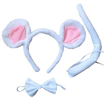 Kirei Sui Mouse Ears Costume Set for Kids and Teens