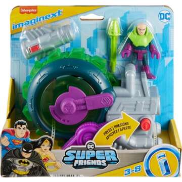 Fisher-Price Lex Luthor Toy Vehicle Set for Kids Ages 3+