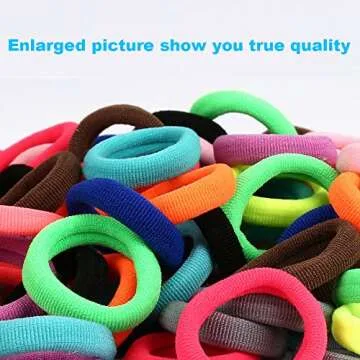 Gentle Cotton Baby Hair Ties for Toddlers in Assorted Colors