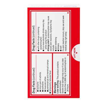 Tylenol Extra Strength Dissolve Packs, 500 mg Acetaminophen Pain Reliever & Fever Reducer, On-The-Go Powder Packets for Minor Aches & Pains, Ibuprofen- & Aspirin-Free, Berry Flavor, 12 ct