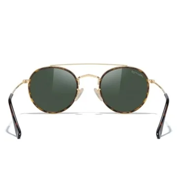 MERRY'S Retro Round Polarized Sunglasses Unisex UV400 Protection