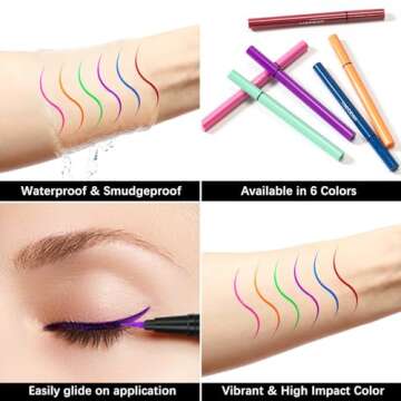 Maydear Liquid Eyeliner - Vibrant Waterproof Colors