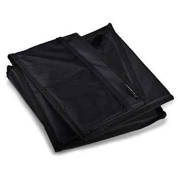 Masirs Back Seat Car Organizer, Neatly Organize Items While Traveling, Folds Flat for Easy Trunk Storage