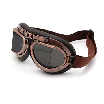 kucehiup Vintage Aviator Goggles - Stylish, Durable, Versatile