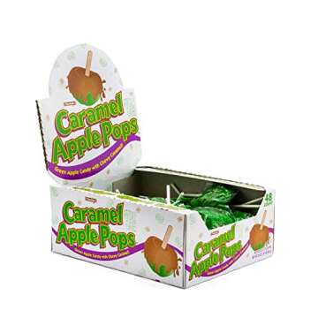 Tootsie Roll Caramel Pops Package APPLE 48 Count, 1 Pack
