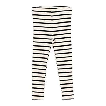 AVAUMA Baby Boys Girls Pajama Set 6M-7T Kids Cute Toddler Snug fit Pjs Cotton Sleepwear (Stripe_Black Medium)