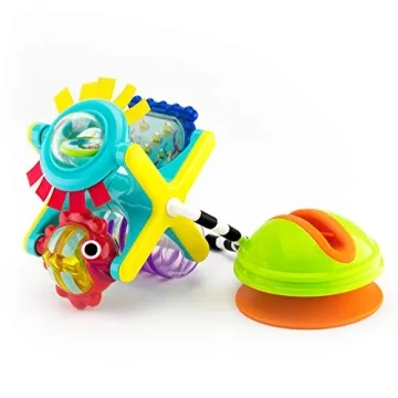 Sassy Fishy 2-in-1 Suction Cup High Chair Toy for Babies