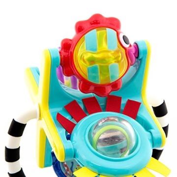 Sassy Fishy 2-in-1 Suction Cup High Chair Toy for Babies