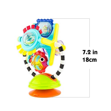 Sassy Fishy 2-in-1 Suction Cup High Chair Toy for Babies