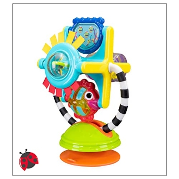 Sassy Fishy 2-in-1 Suction Cup High Chair Toy for Babies
