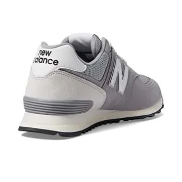 New Balance Unisex 574 V2 Sneaker, Grey/White, 6 US Men