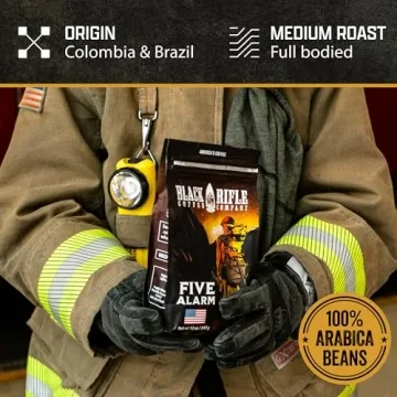 Black Rifle Five Alarm Ground Coffee, 12oz Bold Blend
